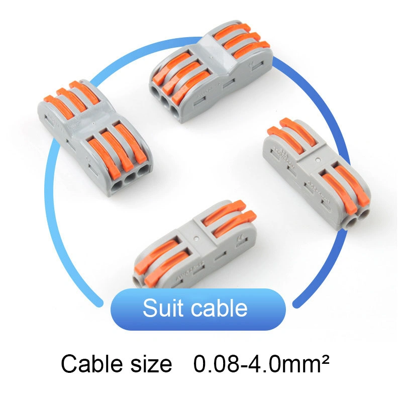 Wago Wire Fast Quick Optical Cable Splicing Cable Electrical Connector